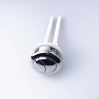 electroplating round flush button switch toilet water tank small round dual push button abs toilet water tank buttonfl21011