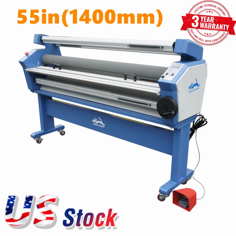 

Полноавтоматический широкоформатный холодный ламинатор Qomolangma 55 дюймов с функцией горячего обрезания, ламинатор