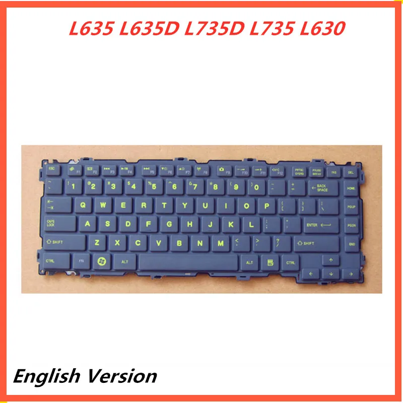 Клавиатура на английском языке для ноутбука Toshiba L635 L635D L735D L735 L630 сменная