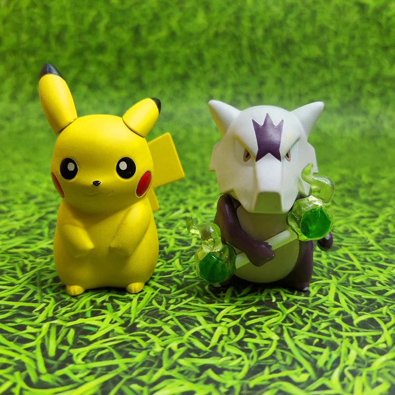 

TAKARA TOMY Pikachu Marowak Gacha Action Figure Movie & TV PVC Model Toy Collect Ornaments