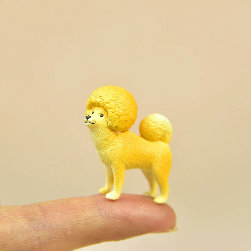 Желтый собака/сказочный садовый гном/террариум с мхом