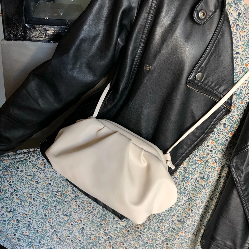 BXX Sac/ модные осенне-зимние роскошные женские сумки дизайнерские облака пакет сплошной цвет сумка ZE729
