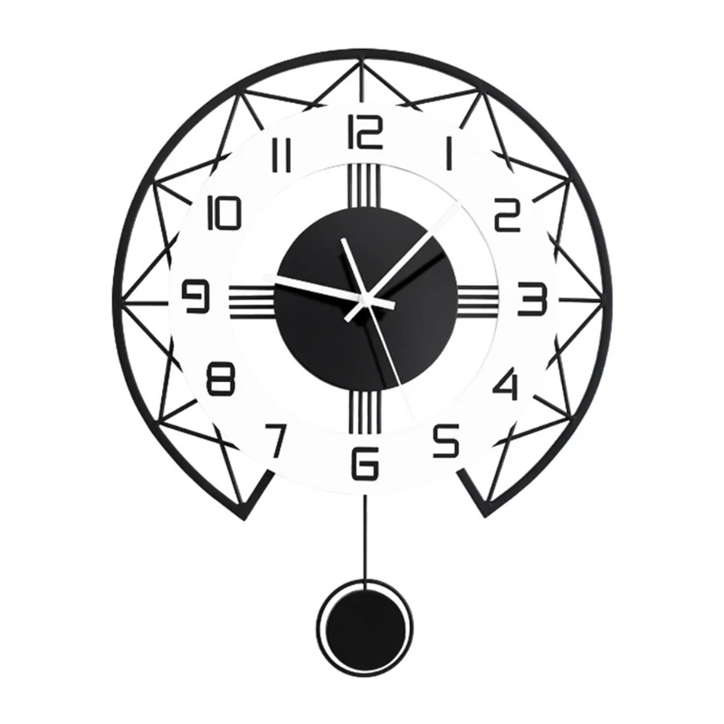 

Simple Modern Art Quartz Clock Quality Silent Wall Stickers Pendulum Watch Creative Home Living Room Home Decor Horloge