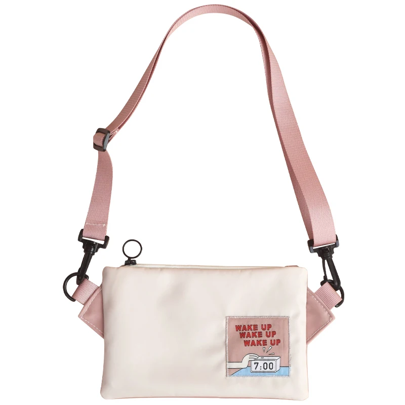 

Null original Crossbody Bag for women, light and versatile, student's chest bag, leisure sports style, personalized black mobile