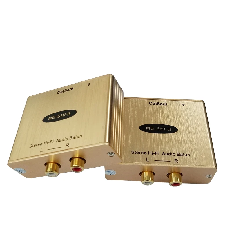 Av-кабель Hi-Fi аудиоудлинитель через cat5/6 аудио в RJ45 преобразователь RCA сеть