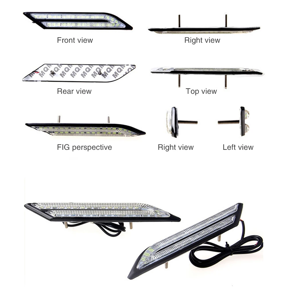 Модифицированная дневная Светодиодная лента дневного света боковая подсветка
