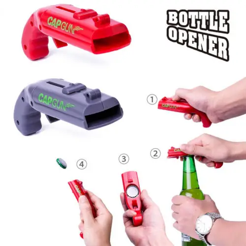 Открывалка для пива переносная пушка в форме весенней крышки катапульта