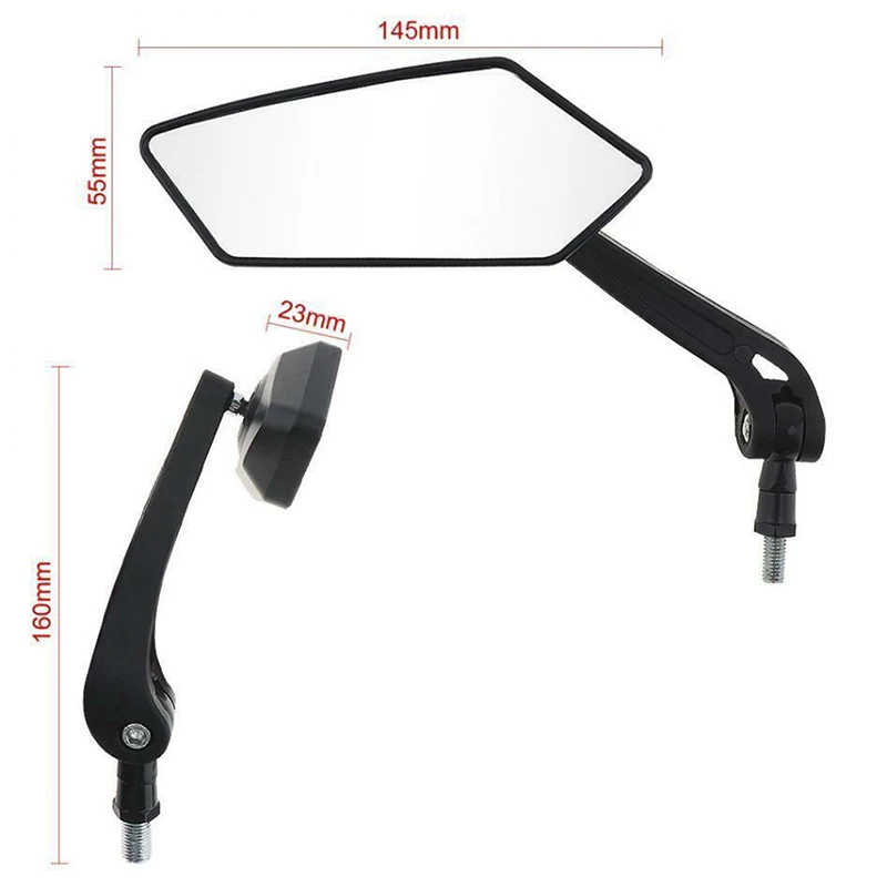 Зеркало заднего вида для мотоцикла 2 шт.|Боковые зеркала и аксессуары| |