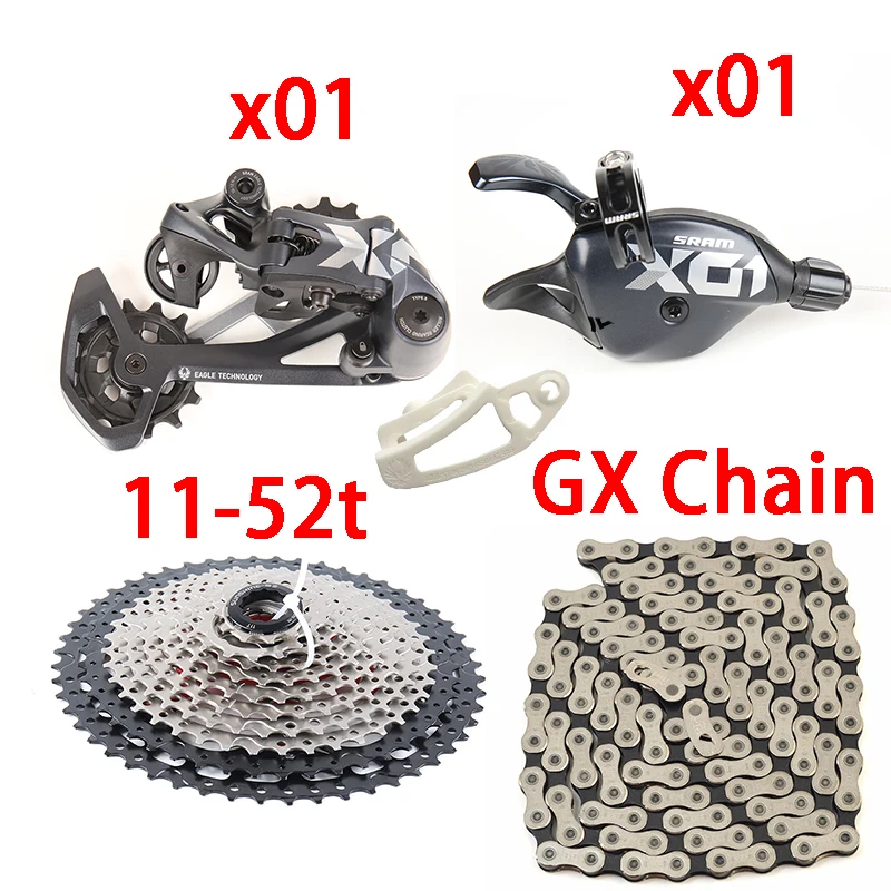 

Original SRAM X01 EAGLE TOP MTB Bike Accessories 1X12 Speed Shifter Lever Rear Diverter Cage11-52T Cassette XT Freewheel Chain