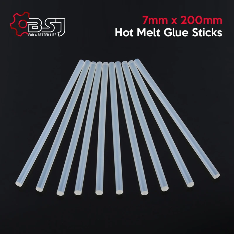 

High Quality10Pcs/Lot 7mm x100mm Hot Melt Glue Sticks For Electric Glue Gun Craft Album Repair Tools For Alloy Accessories