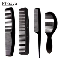 4pcs black comb stylist hair care combs set anti static multifunctional styling tool reduce hair loss accessories