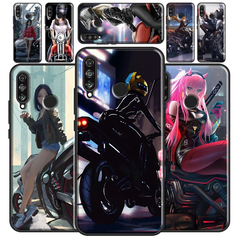 Мотоциклетный чехол для Huawei P20 P40 P30 Pro Mate 20 Lite Nova 5T P Smart 2019 2021 Honor 50 8X 9X 10i | Мобильные
