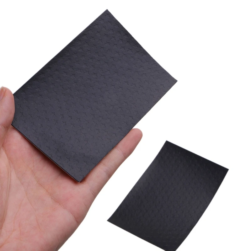 

Black Mouse Skin Mice Anti-slip Grip Tape DIY Version For Gaming Mouse Grip Upgrade Moisture Wicking Easy to use 13x10cm