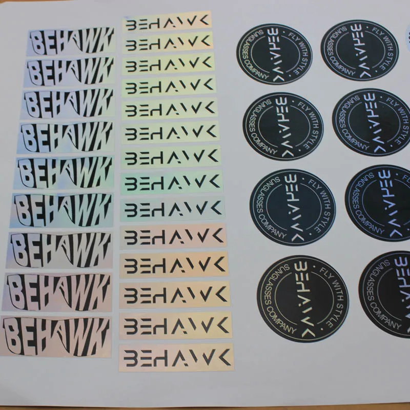 Лидер продаж виниловая голографическая водостойкая вырезанная наклейка