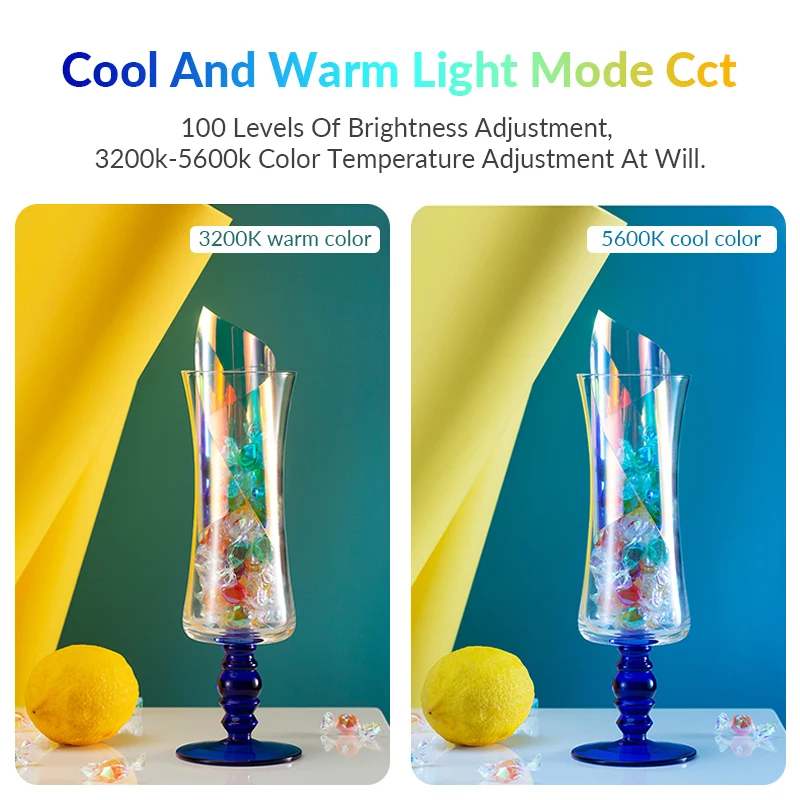

Mini RGB Video Light Dimmable Full Color RGB Fill Light For phone Camera Shooting Built-in Battery Photography Lighting Lamp Kit