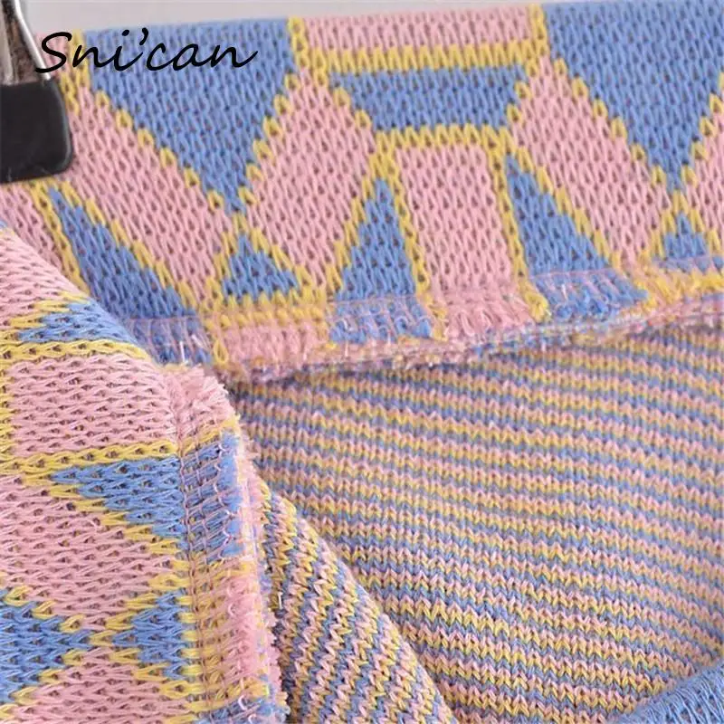 Женские трикотажные брюки Za Длинные повседневные в клетку винтажные штаны на