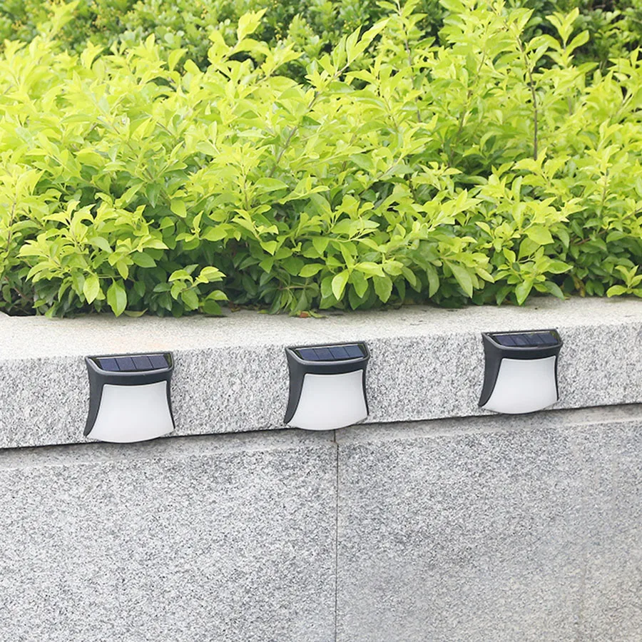

Waterproof Solar LED Wall Lamp Outdoor Path Stair Light Solar Garden Landscape Step Lights Solar Patio Balcony Fence Street Lamp