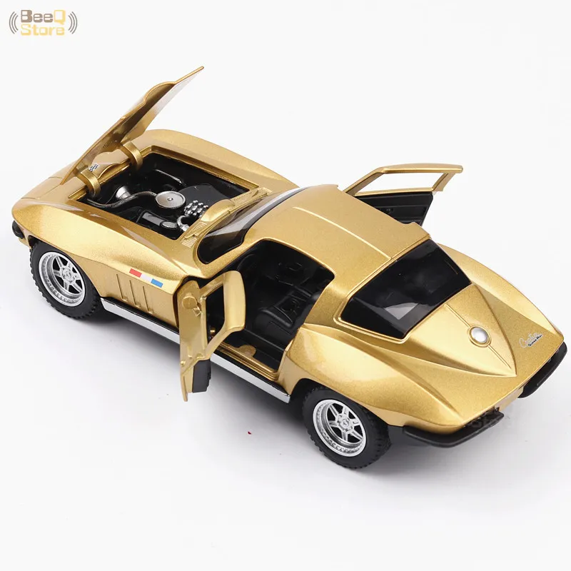1:32 игрушечный автомобиль Corvette гоночная металлическая игрушка сплав Diecasts & Toy