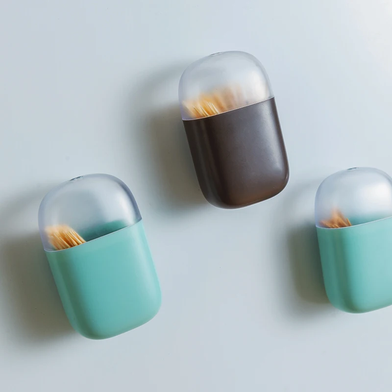 Креативная Магнитная коробка для зубочисток пластиковая стандартная стойка