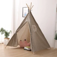 teepee tent for kids kids teepee play tent kids playhouse indoor outdoor toddler tent for boy girls furniture toys hwc