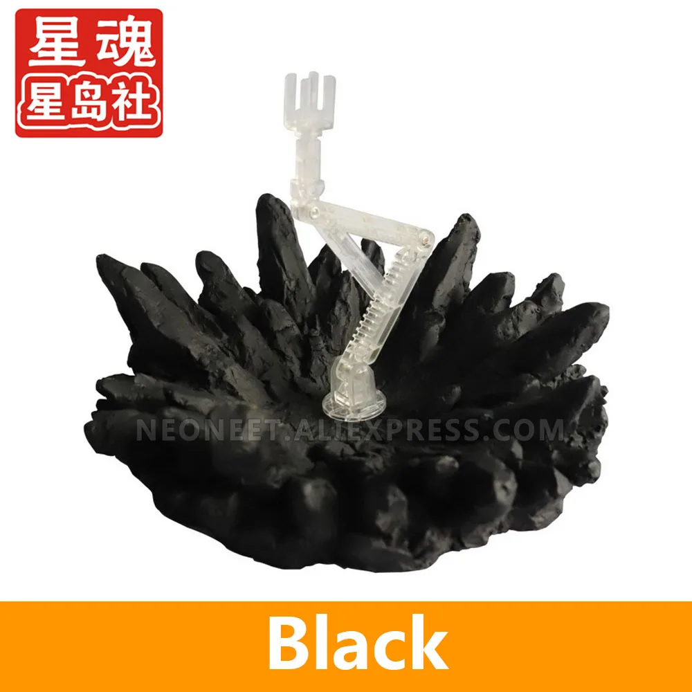 

Black Tamashii Rock Explode Effect Platform Impact Ground Prop For Gundam Or General Scale Model Kamen Rider SHF Action Figure