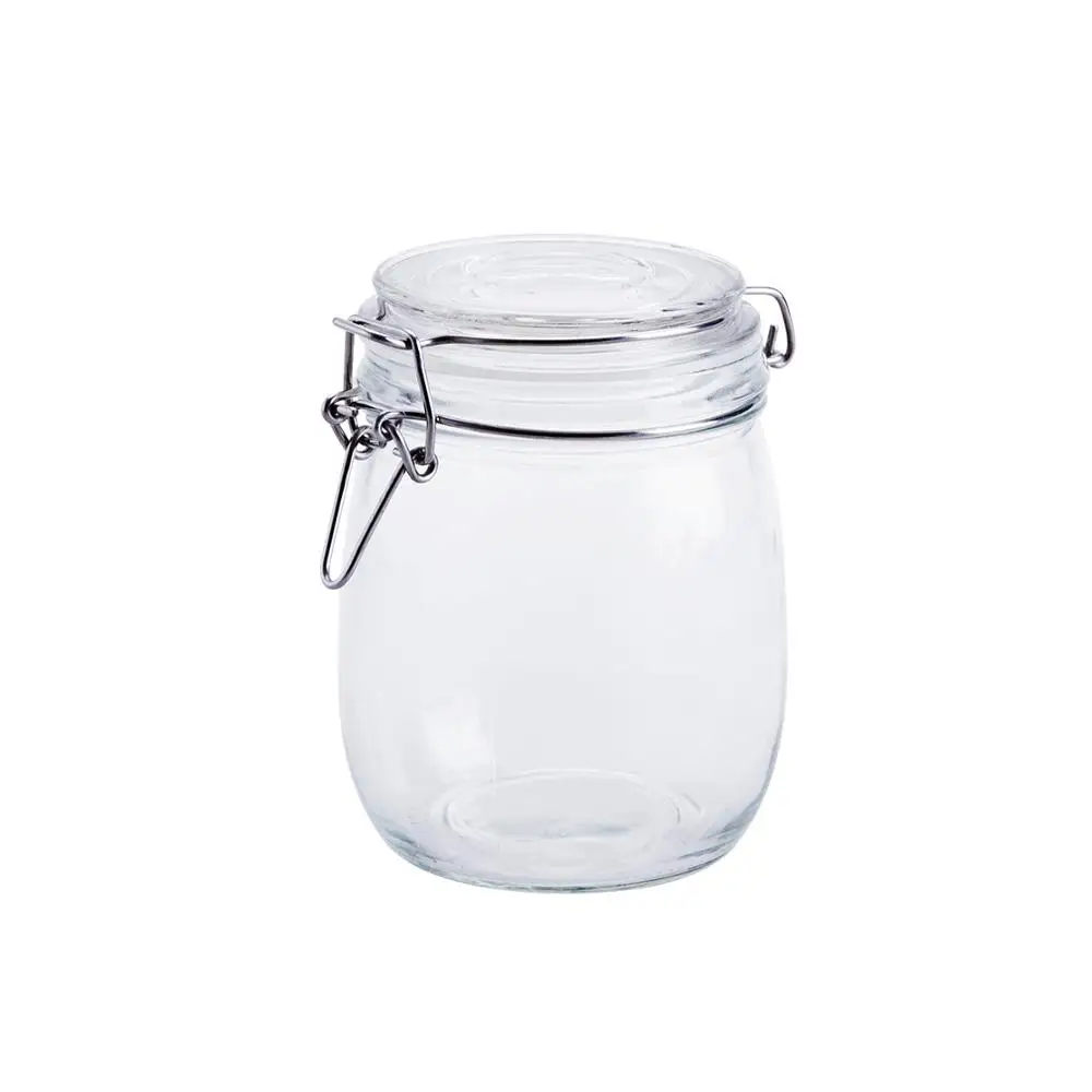 750ml 1 шт. кухонные стеклянные контейнеры для хранения вина мариновка банка горшок прозрачная банка для хранения продуктов бутылка уплотнительная пробка прозрачный контейнер для пищи - Цвет: 750ml