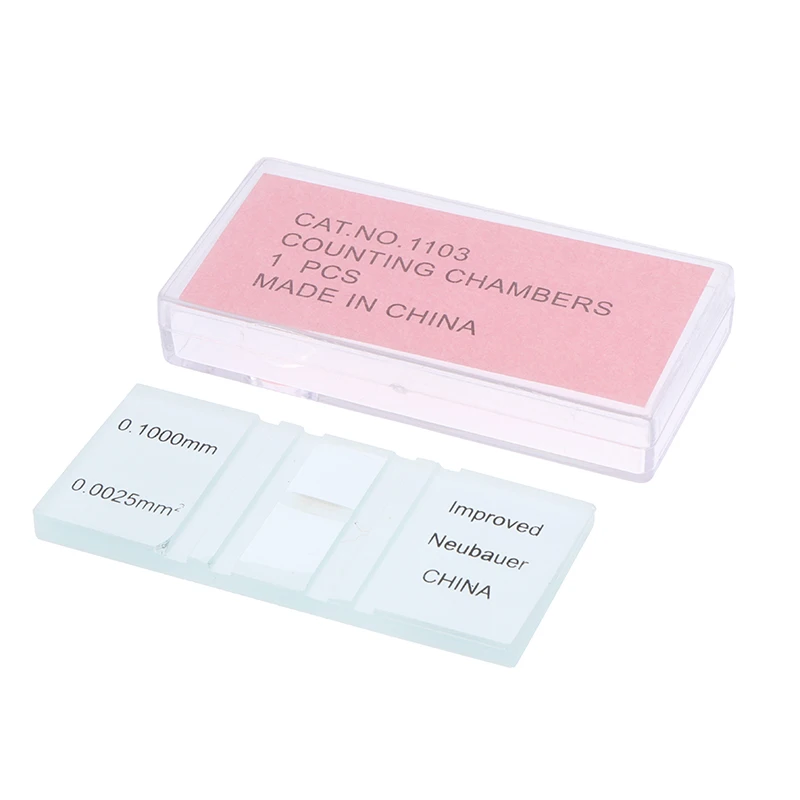 1 шт. пластина для определения кровяных клеток стеклянный микроскоп с сетчатыми