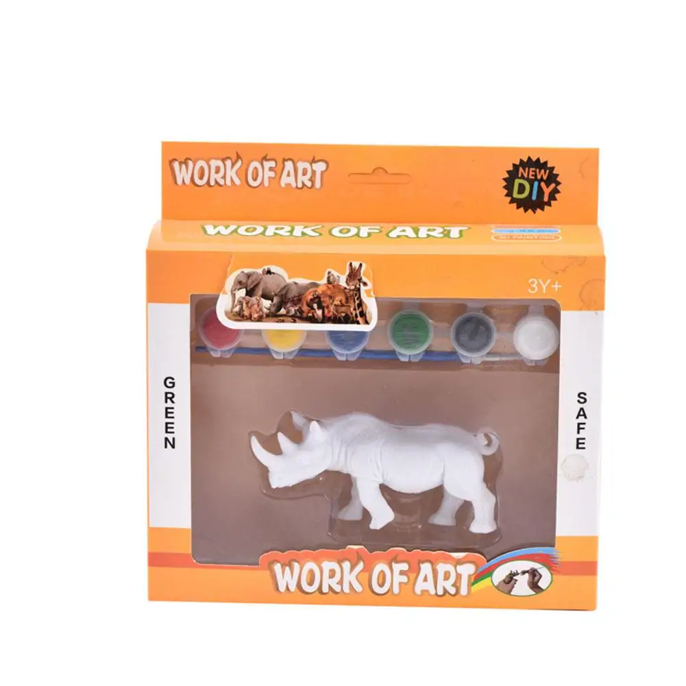 

【Clearance Sale】 DIY Painted Simulate Animal Modeling Kids Educational Graffiti Toy