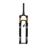 cycling hero mountain bike air fork suspension bike plug opening fork 15x100mm through shaft 27 5 29 inch 120mm stroke black