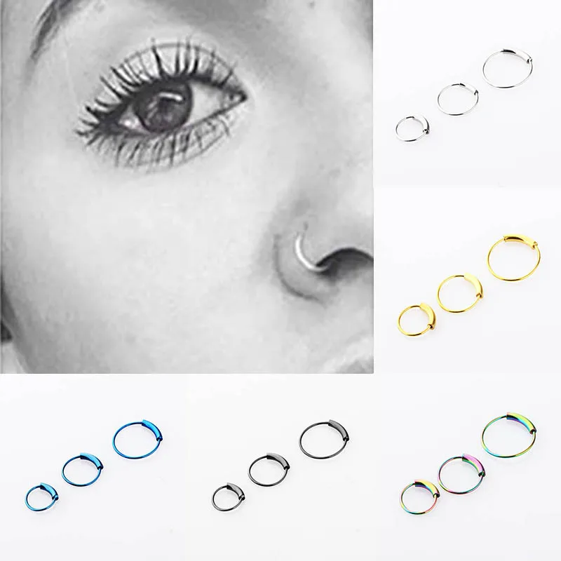 Комплект из носового зажима и украшения для пирсинга Новое поступление нос