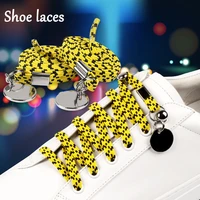 shoe laces elastic non tie laces elastic flat laces fixed by side buckles suitable for adults and children shoe accessories