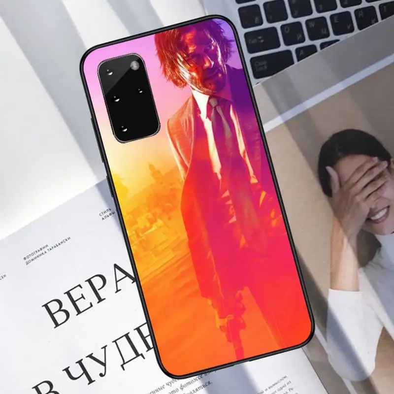 

John Wick tv gun Phone Case For Samsung galaxy S 7 8 9 10 20 edge A 6 10 20 30 50 51 70 note 10 plus