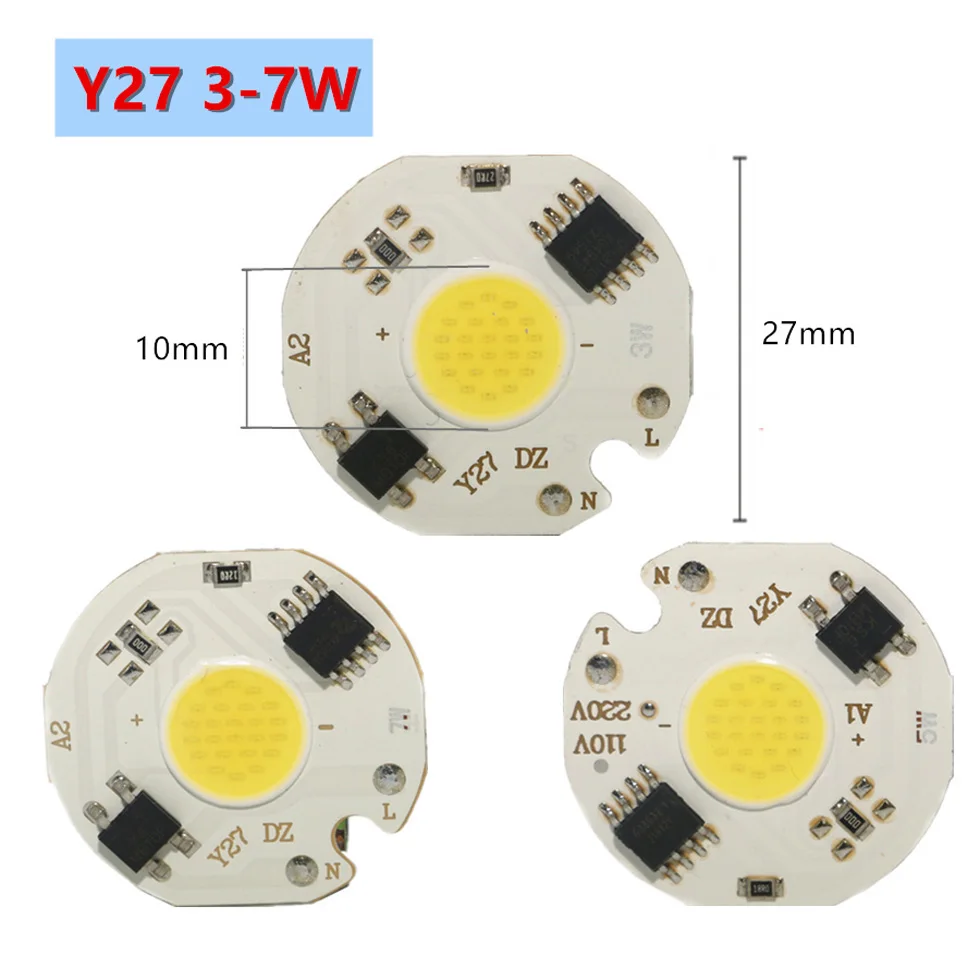 220V LED COB Chip 20W 30W 50W Smart IC No Need Driver 3W 5W 7W 10W Bulb Lamp for Flood Lighting Spotlight source | Лампы и освещение