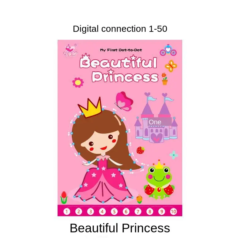 Детский рисунок с животными и принцессой цифровая буква сделай сам для детей 2-3-5-6