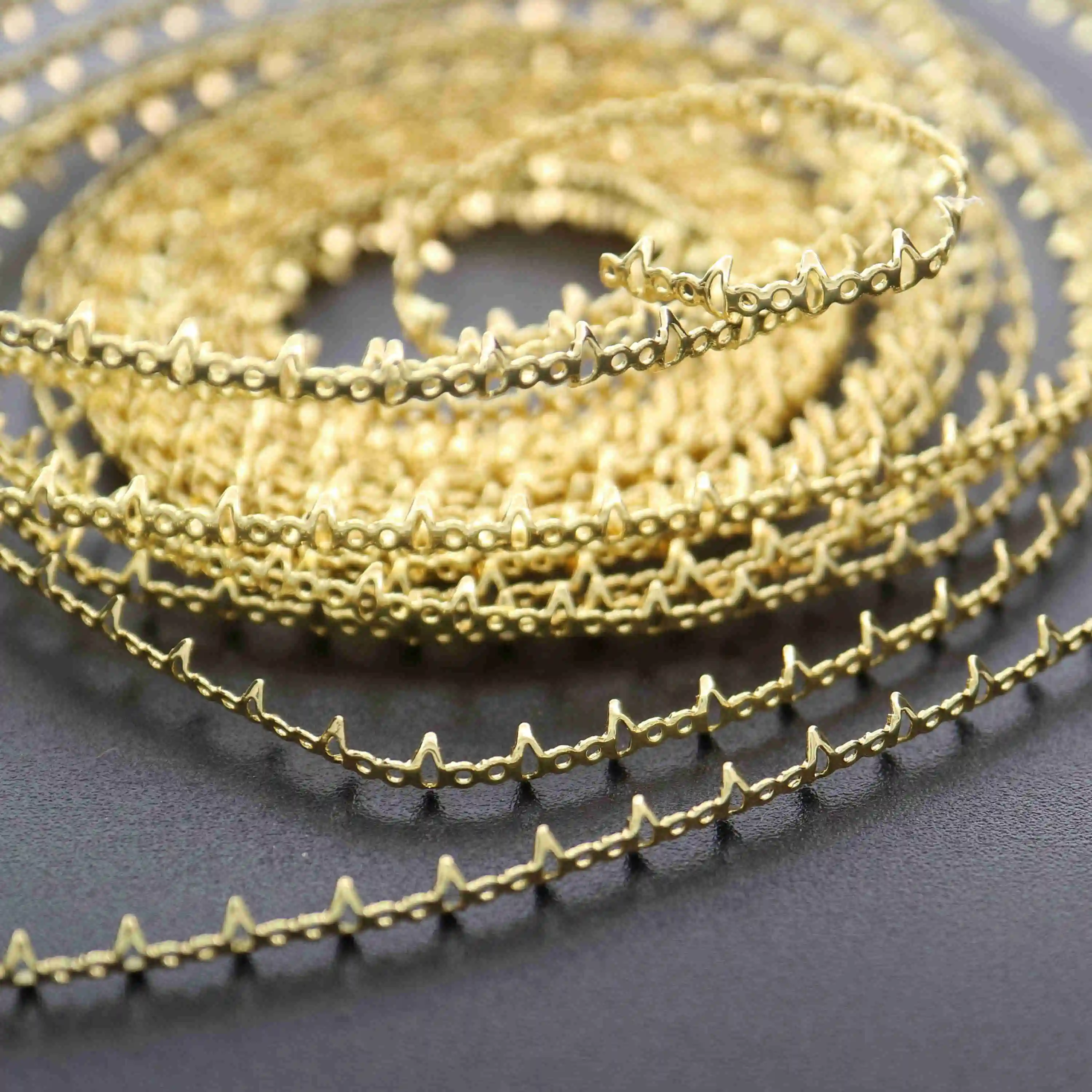 Gold Винтажный стиль сырой латунный серебряный золотой тон корона Камень Кабошон оберточная проволока специальные DIY Результаты 1505019 - Цвет: Gold