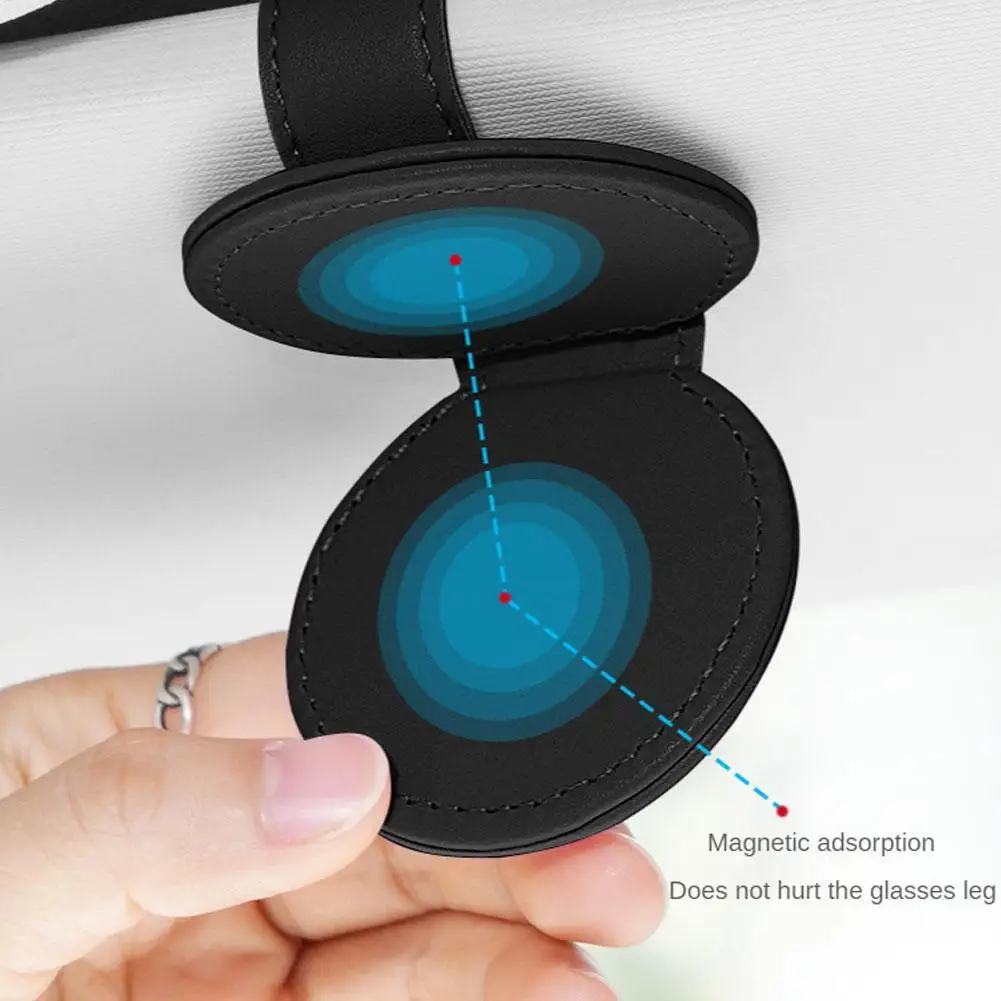 Держатель из искусственной кожи для очков искусственная кожа автомобильный