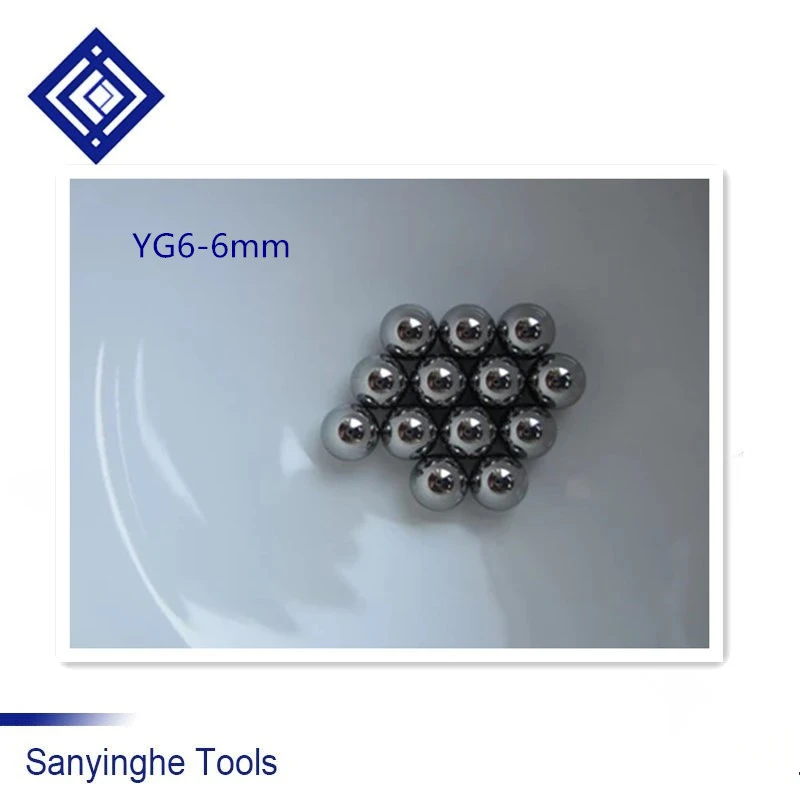 

6mm 6.35mm 50pcs/lots YG8 YG6 Alloy Balls Tungsten Carbide Ball for Bearing Fittings Precision Instrument