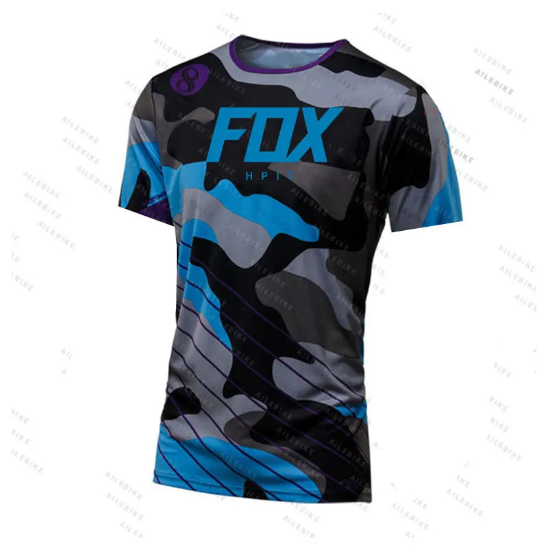 

Футболка Hpit Fox, для бездорожья, мотоцикла, для горного велосипеда, сдачи скорости, мотокросса, лето 2021