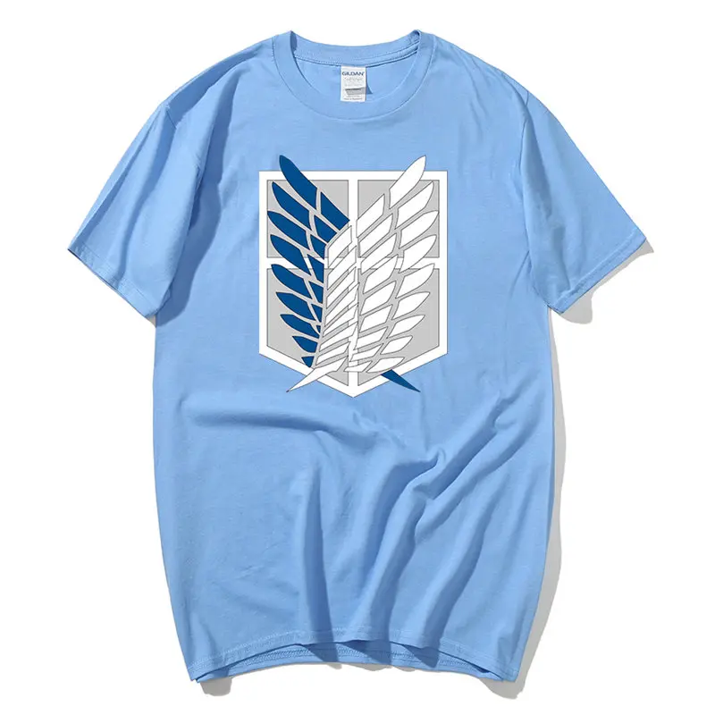 

Fashion Japanese Anime Attack on Titan T Shirt Men Funny Cartoon Summer T-shirt Cool Casual Tshirt Graphic Hip Hop Top Tees Male