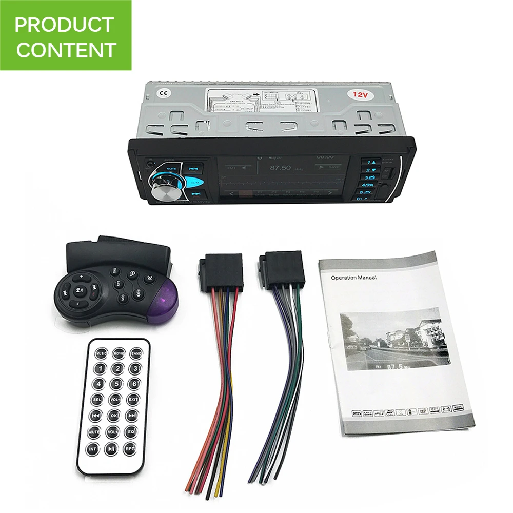 4 дюймовый TFT HD большой экран заднего вида Bluetooth Автомобильный плеер с поддержкой