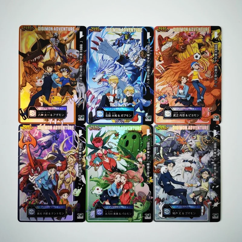 

9pcs/set Digimon Adventure Digital Monster Digimon Hobby Collectibles Game Anime Collection Cards