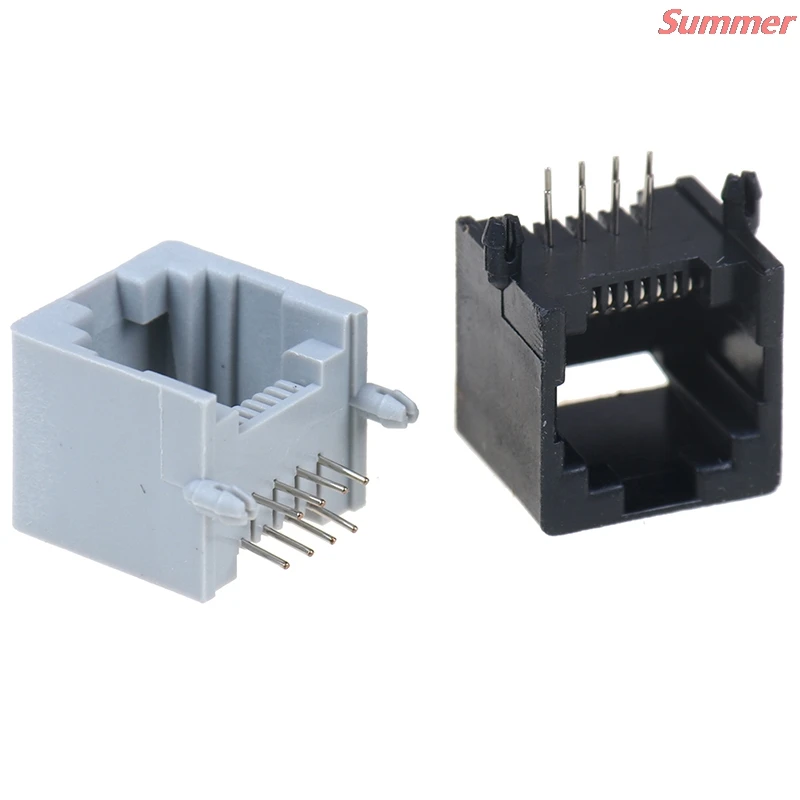 Good Quality And Low Price 10pcs/lot RJ45 8P8C Computer Internet Network PCB Jack Socket | Строительство и ремонт