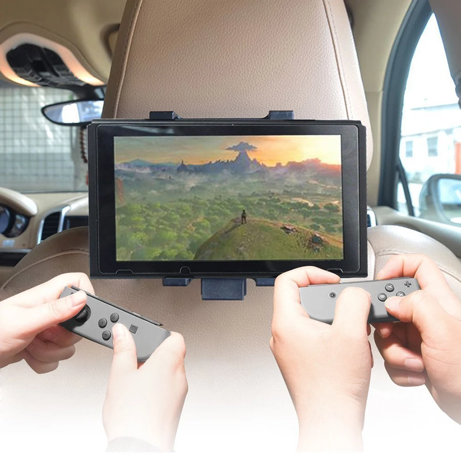 headrest car stand mount bracket for nintend switch adjustable holder for nintendo switch console ipad smart phone and tablet free global shipping