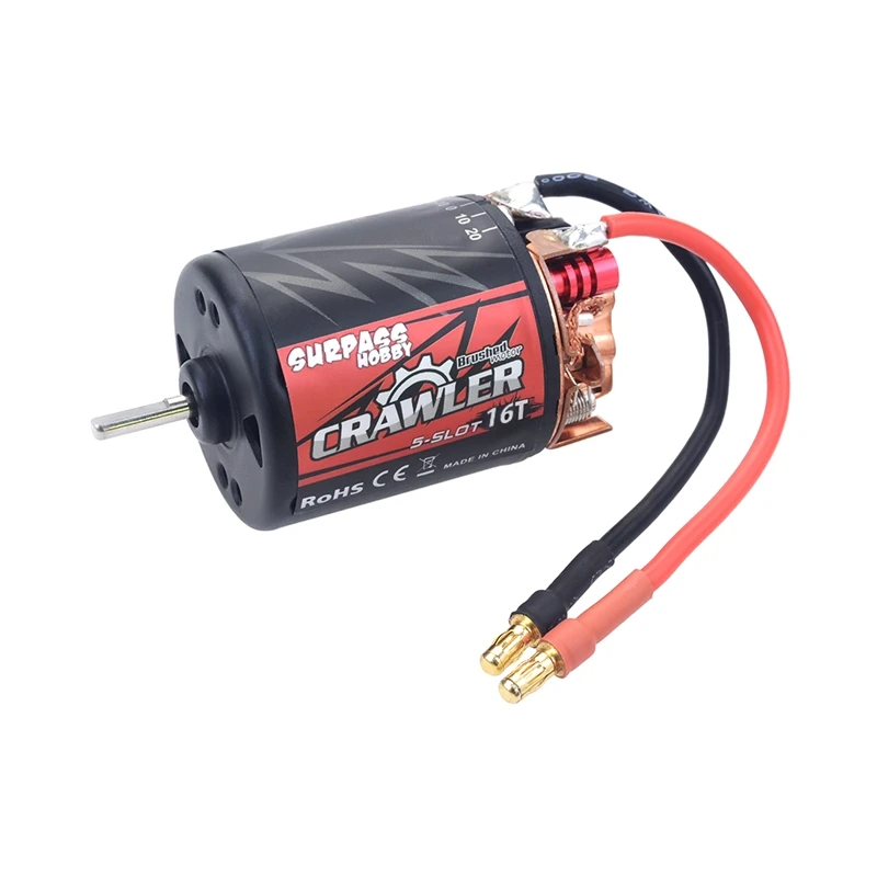 

SURPASS HOBBY 540 Brushed Motor Waterproof 5 Slot For TRAXXAS Tamiya Redcat Kyosho Wltoys 1/10 RC Crawler Car