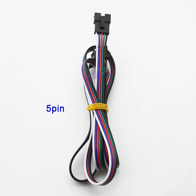 5 шт 1 метр 4pin 5pin 22AWG JST SM штекер провод Папа мама Соединительный кабель для RGB