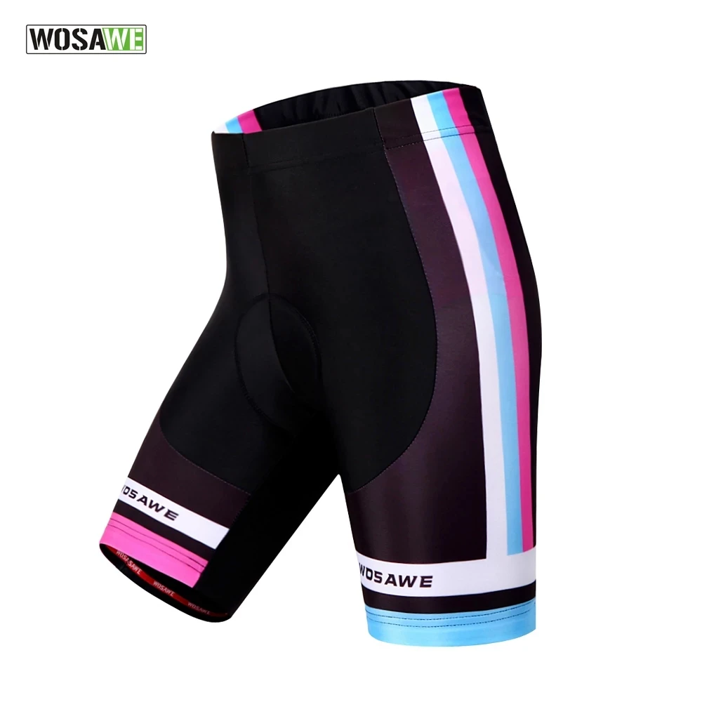 

WOSAWE Woman Cycling Shorts Shockproof MTB Bicycle Bike Shorts Underwear Underpants Ropa Ciclismo Tights Silicon Gel Padded