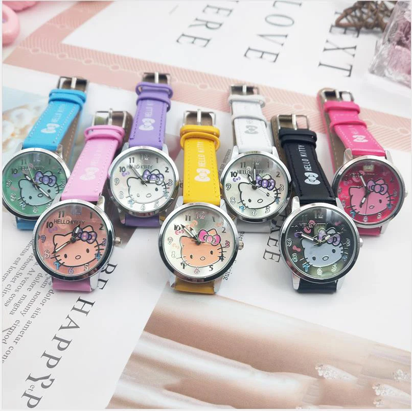 Модные часы для девочек детские подарков милые с героями мультфильмов полностью