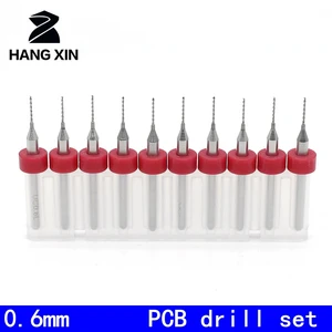 10 шт. карбидная дрель 3,175*0,6 мм, металлическая дрель с ЧПУ, микросверление печатных плат, Деревообрабатывающие инструменты, мини-ручная дрель, фрезерные инструменты