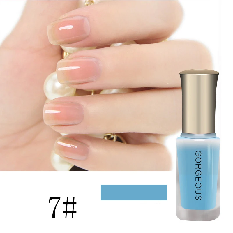 Лак для ногтей конфетный прочный телесный цвет полупрозрачный Желейный лак 10 мл