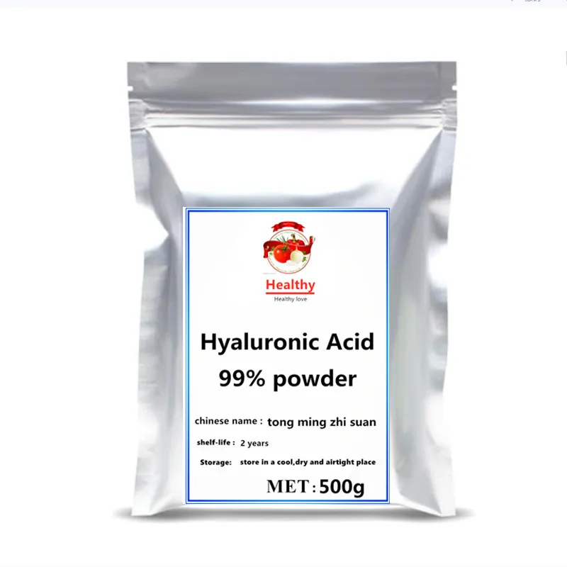 Hot sale 99% Hyaluronic Acid Powder Cosmetic HA Low Molecular Weight Moisturizing Anti-ultraviolet skin whitening |